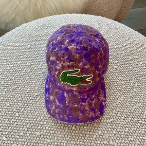 LACOSTE Unisex Cap Handpainted ♥︎